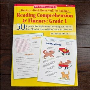 Scholastic Reading Comprehension & Fluency Grade 1 - NEW